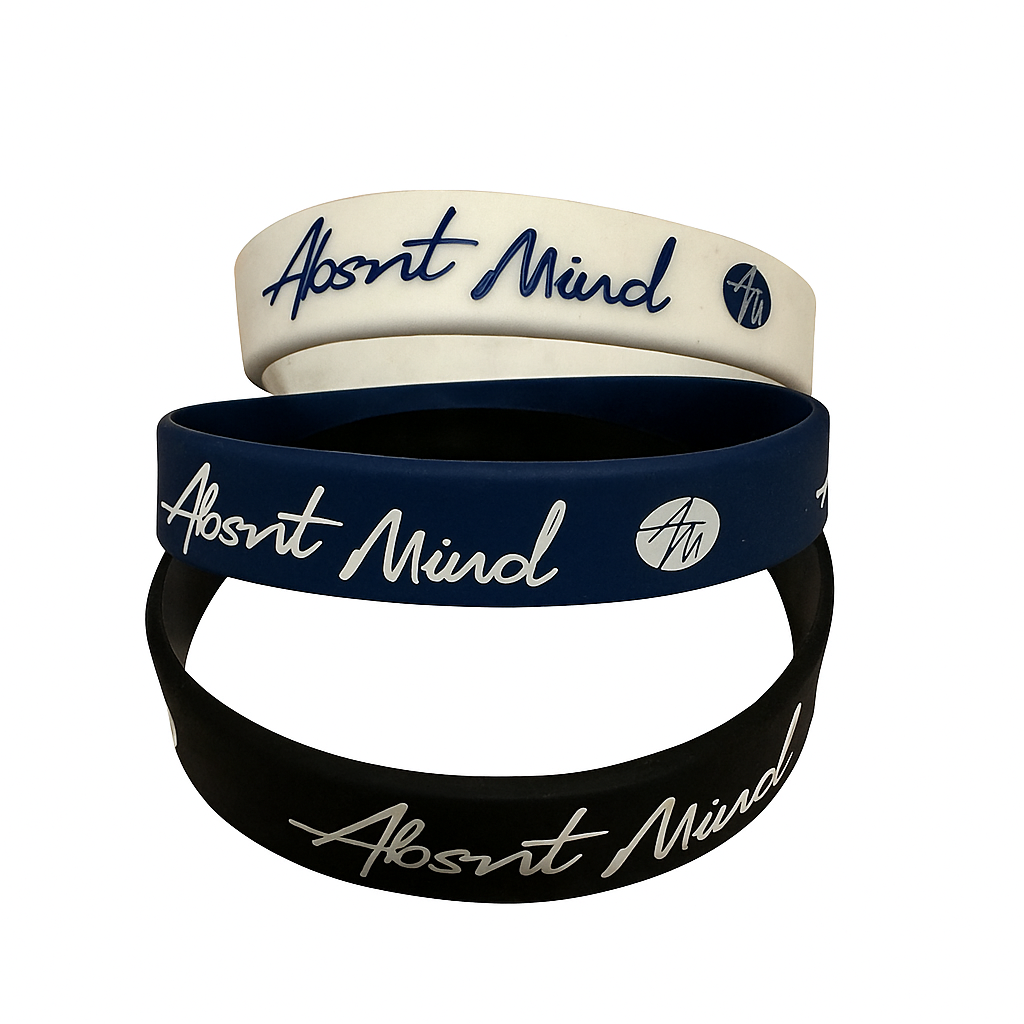 Set of 3 Silicone Wristbands