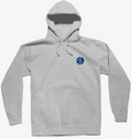 GREY AM LOGO HOODIE